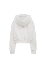 bt フードジップアップ (white)