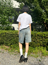 クラシックビンテージハーフレングスデニムパンツ code 18202