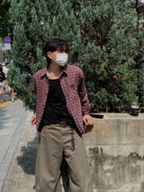 コントゥア バルーン カーブドパンツ2C