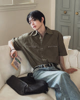 ロイブピッグジッパー半袖Tシャツ