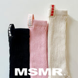 Clare Tape Crew Socks Pink