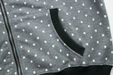 Melody Dot Note Hoodie Zip-up