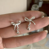 ミニリボンピアス