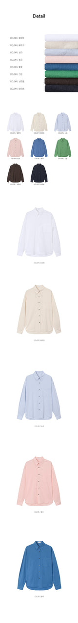 [S/S] Linen loosefit pocket shirts (8color)