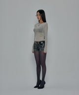 TATTOOED GRAPHIC TIGHTS_BLACK