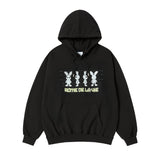 25SS マグショットエイリアンフーディー ブラック