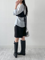 Actor Linen Two-Way Loose Fit Shirt