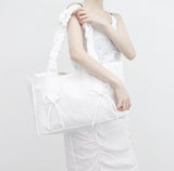 Arina Shirring Ribbon Shoulder Bag