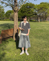 Pale Gracy Bermuda Denim