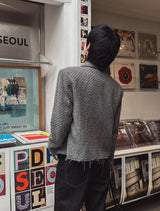 Sio Tweed Crop Wool Jacket