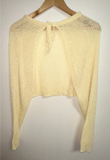 RIBBON POINT MESH CARDIGAN🤍🩷🩵💛🖤 - 5 COLORS