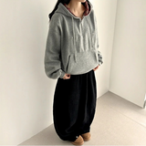 Bay Check Anorak Fleece Semi-Zip Up Hoodie