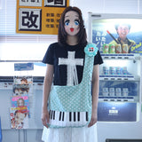 ミントポルカドット ピアノバッグ