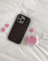 ドットピンクストロベリーAIRPODSケース