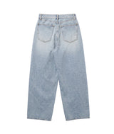 Tendi Fold-Over Wide Jeans