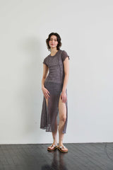 WITTY KNIT ONE-PIECE / MOCHA