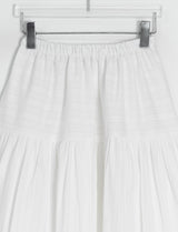 Saku Pure Lace Banding Long Skirt