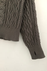 Two Way Cozy Textured Knit Hood