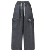  ELVIN CARGO COTTON BANDING PANTS (3COLOR)
