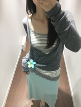 Som Striped Lace Sleeveless (4color)