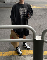 No.0717 BL layered over T