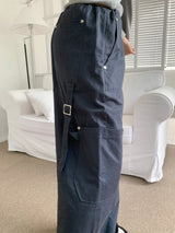 ノマドリベットツーポケットカーペンターワイドパンツ (2 colors)