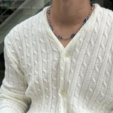 ASCLO Crystal Chain Necklace (3color)