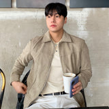 Tomfold suede jacket (3color)