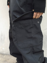 Slick Cargo Fleece Wide Pants 4C