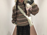 [MD's Pick] コットンキャンディノルディックフリースアノラック(2color)