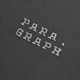 PARAGRAPH TONAL EMBROIDERY T SHIRT - CHARCOAL