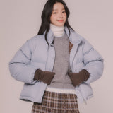 2ウェイウェロングパディングジャンパー(Light blue)
