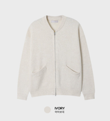 Daily Two-Way Knit Zip-Up
