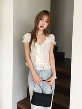 Blooming blouse (short sleeves ver.)