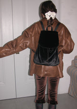 Soft Fur Backpack_Black