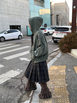 PIGMENT HOOD ZIP-UP (3C)