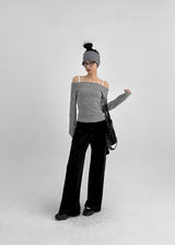 [MADE] Kubo Mink Velour Banding Pants (Set Available)