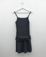 カーンサイドシャーリングスリーブレスワンピース (3color)