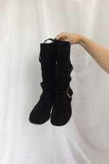 ルーズフィットバックルブーツ