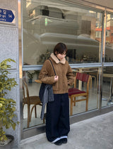 Malbec Raw Denim Wide Brushed Pants
