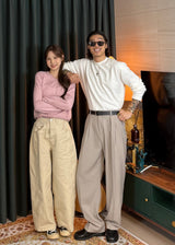 3タックバックバンディングスラックス 3COLOR