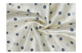 silk dot unbalanced sleeveless blouse top