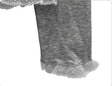 デュニーレースクロップモーダルTシャツ（3c）