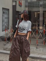ドリーミングプリンティングオーバー半袖Tシャツ
