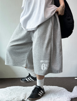 サイドピンタックナンバーリングバミューダ❤🖤🤎🩶🤍6カラー