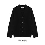 カシミアハッチラウンドカーディガン / Cashmere Hacchi Round Cardigan (7 colors)
