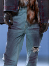 BLAZING SPRAY BOOT CUT DENIM JEANS