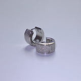 Surgical Steel Shining pearl ring earrings