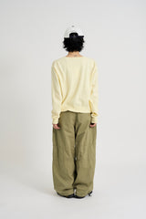 Ciel round button-up cardigan