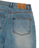 26SS レディース セミブーツカット ウォッシュデニムパンツ